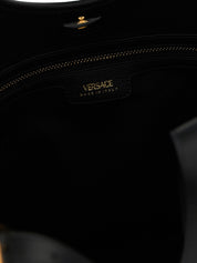 Versace Black Cotton Tote Bag