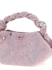 Ganni Pink Organic Cotton Handbag