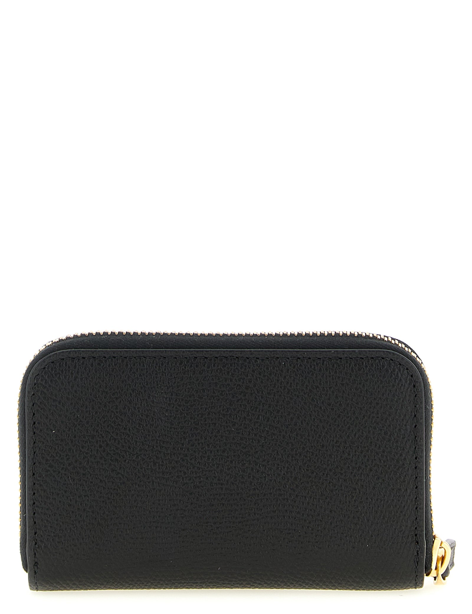 Valentino Garavani Black Calfskin Cardholder
