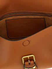 Valentino Garavani Brown Calfskin Shoulder Bag