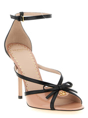 Valentino Garavani Pink Calfskin Stiletto Heel Sandals