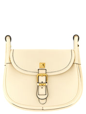 Valentino Garavani White Calfskin Shoulder Bag