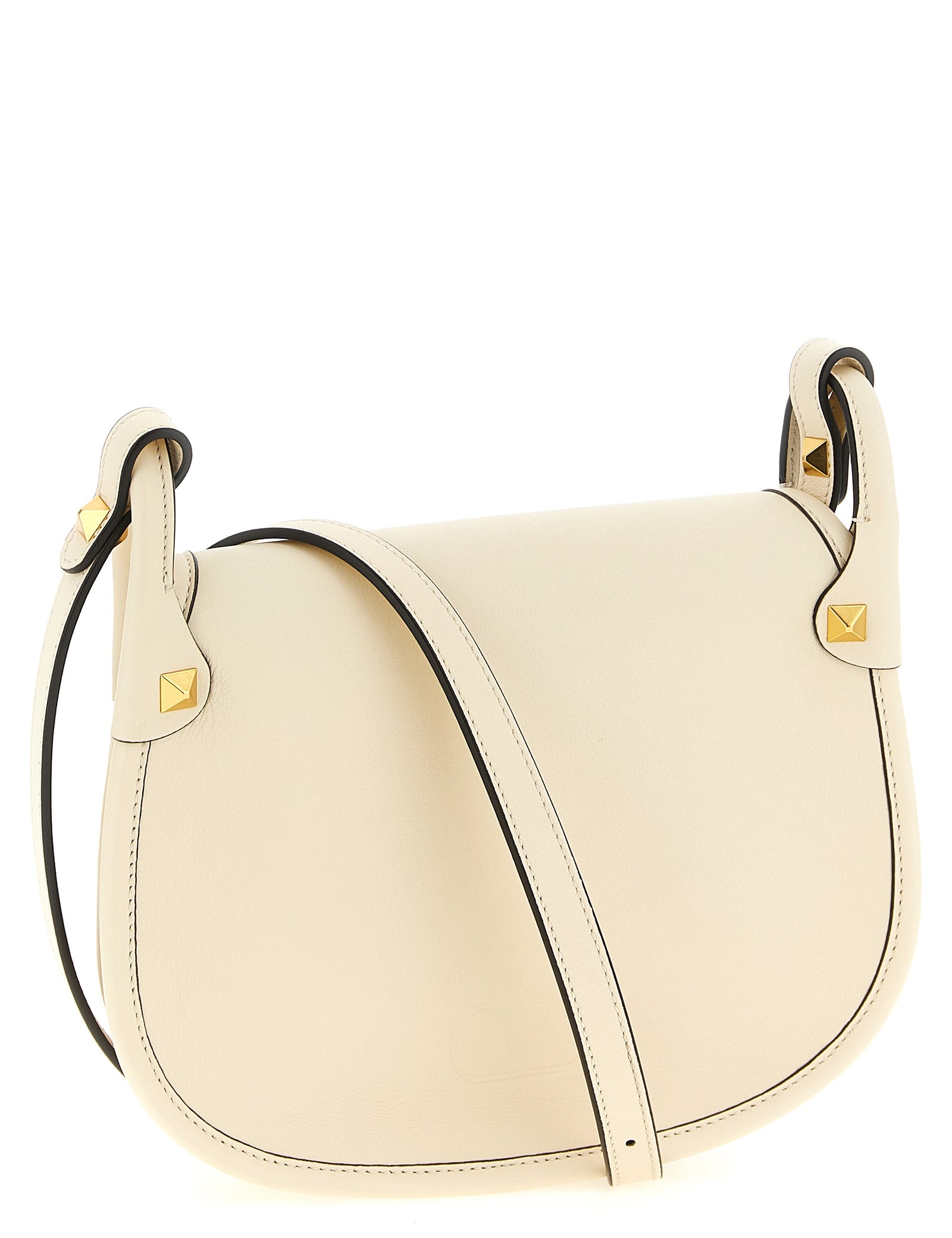 Valentino Garavani White Calfskin Shoulder Bag