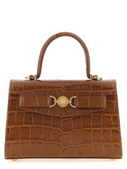 Versace Brown Calfskin Handbag
