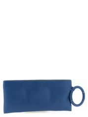 Tom Ford Blue Lambskin Clutch Bag