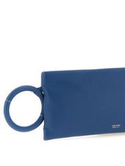Tom Ford Blue Lambskin Clutch Bag