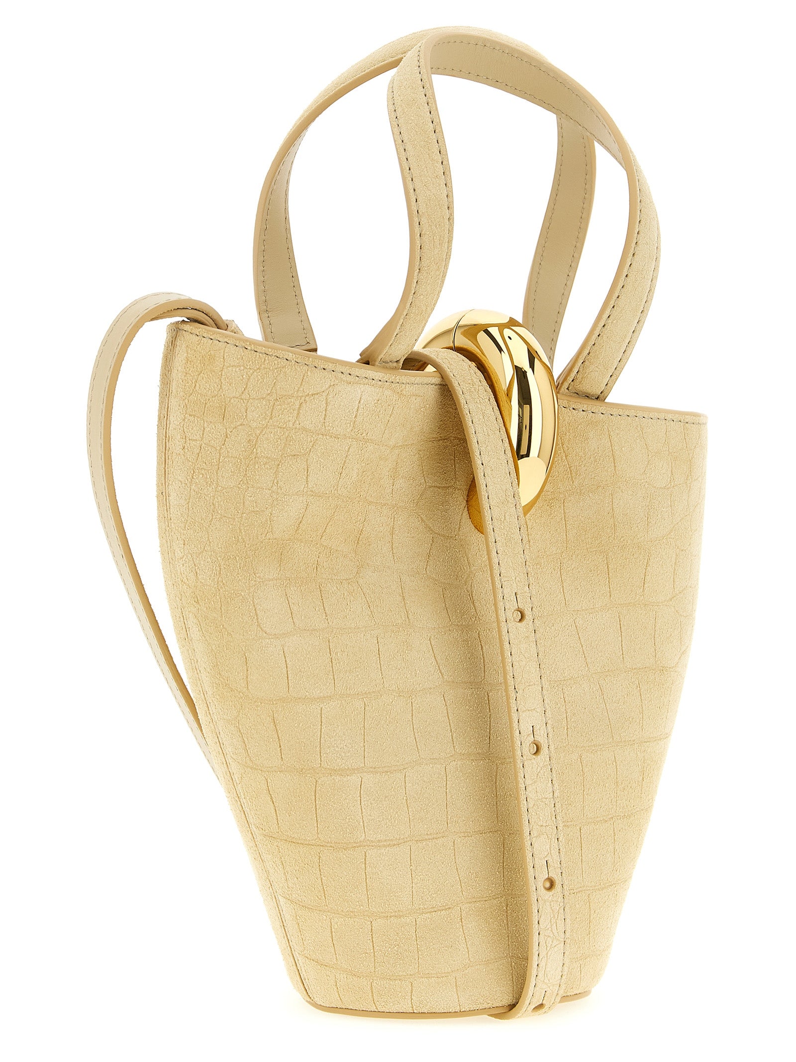 Jacquemus Beige Calfskin Mini Handbag