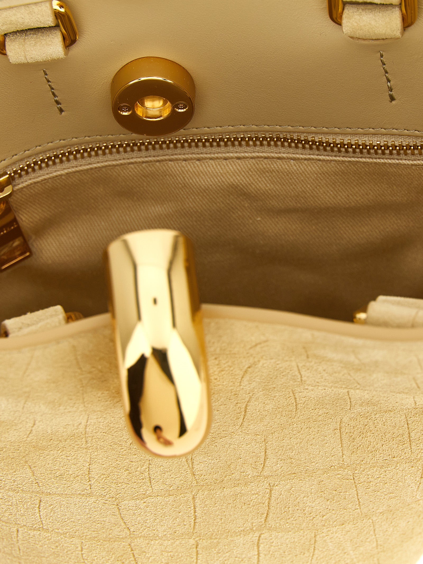 Jacquemus Beige Calfskin Mini Handbag