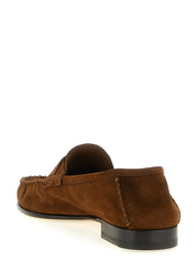 Tom Ford Brown Suede Slip-On Loafers