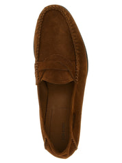 Tom Ford Brown Suede Slip-On Loafers