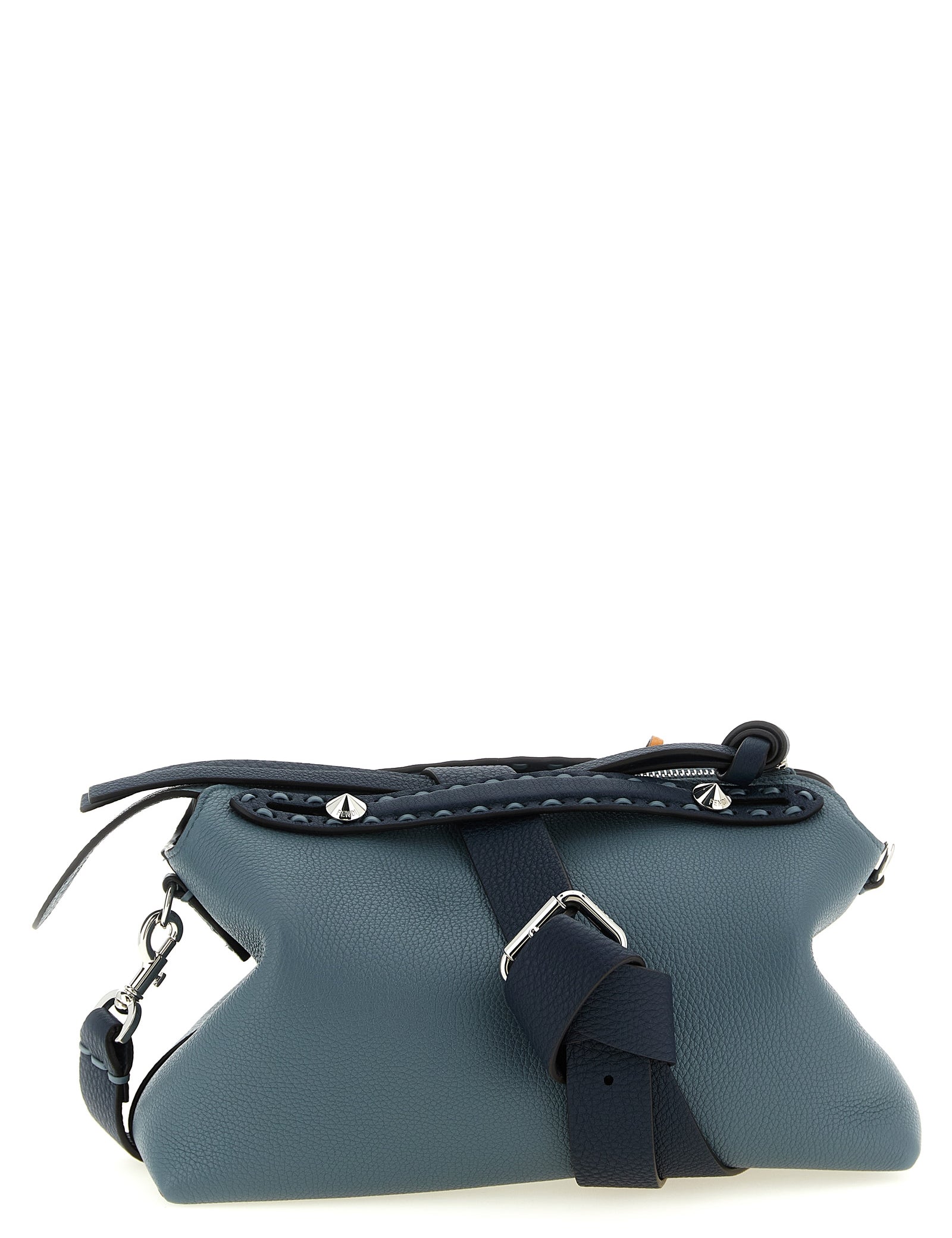 Fendi Light Blue Calfskin Handbag