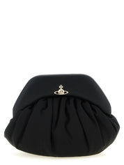 Vivienne Westwood Black Viscose Clutch Bag
