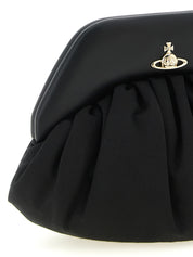 Vivienne Westwood Black Viscose Clutch Bag