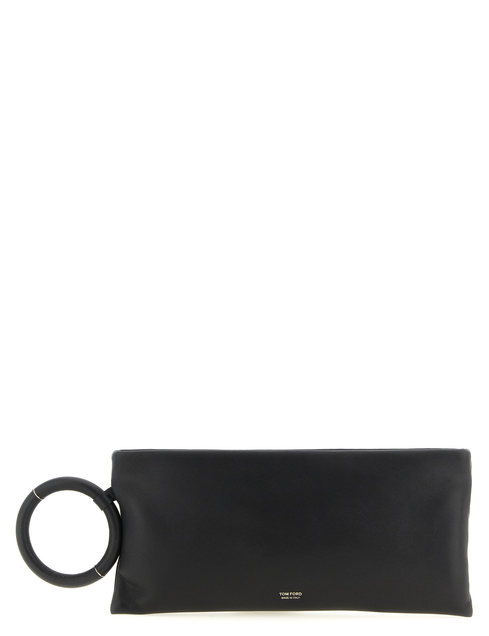 Tom Ford Black Lambskin Clutch Bag