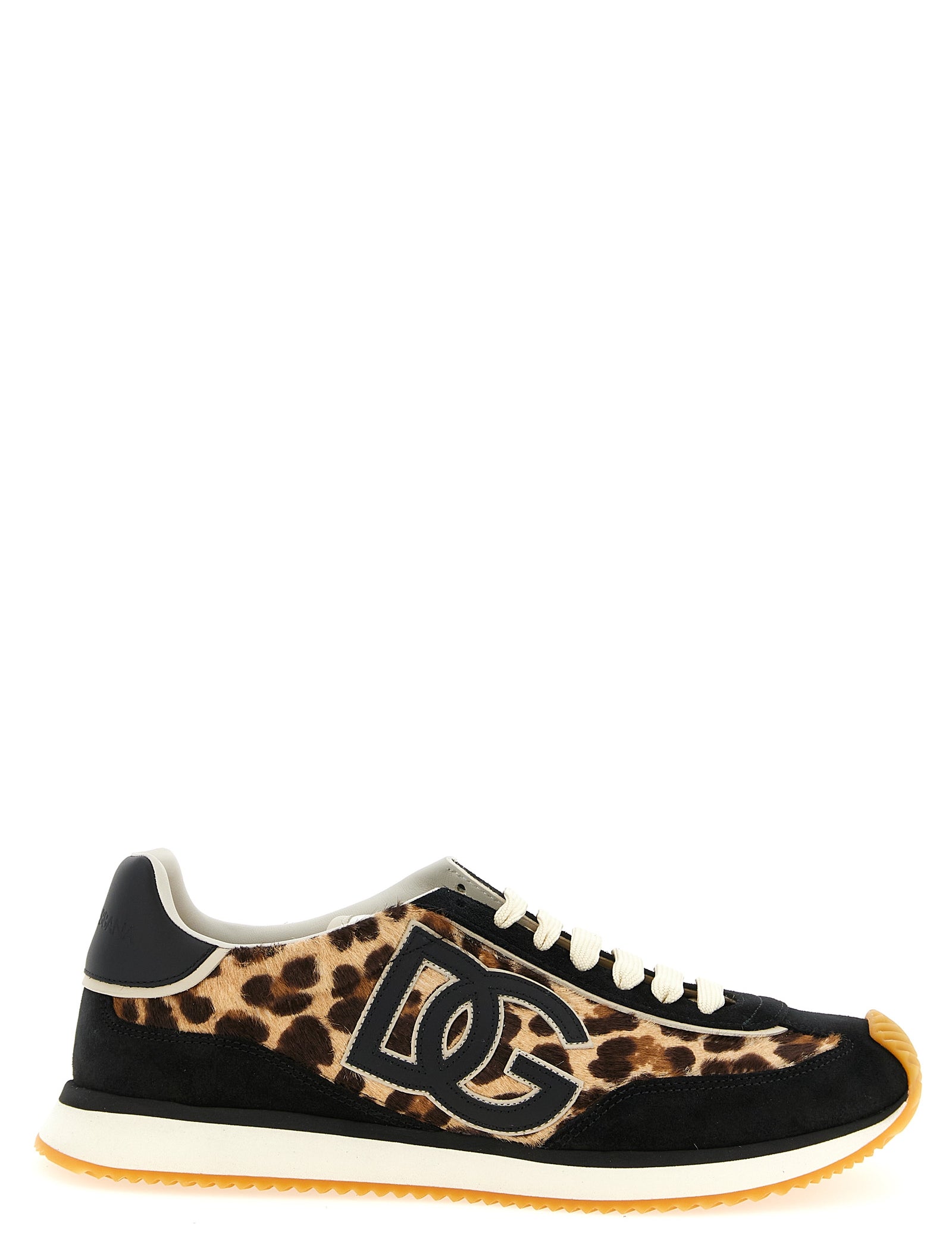 Dolce & Gabbana Multicolor Calfskin Low Top Sneakers