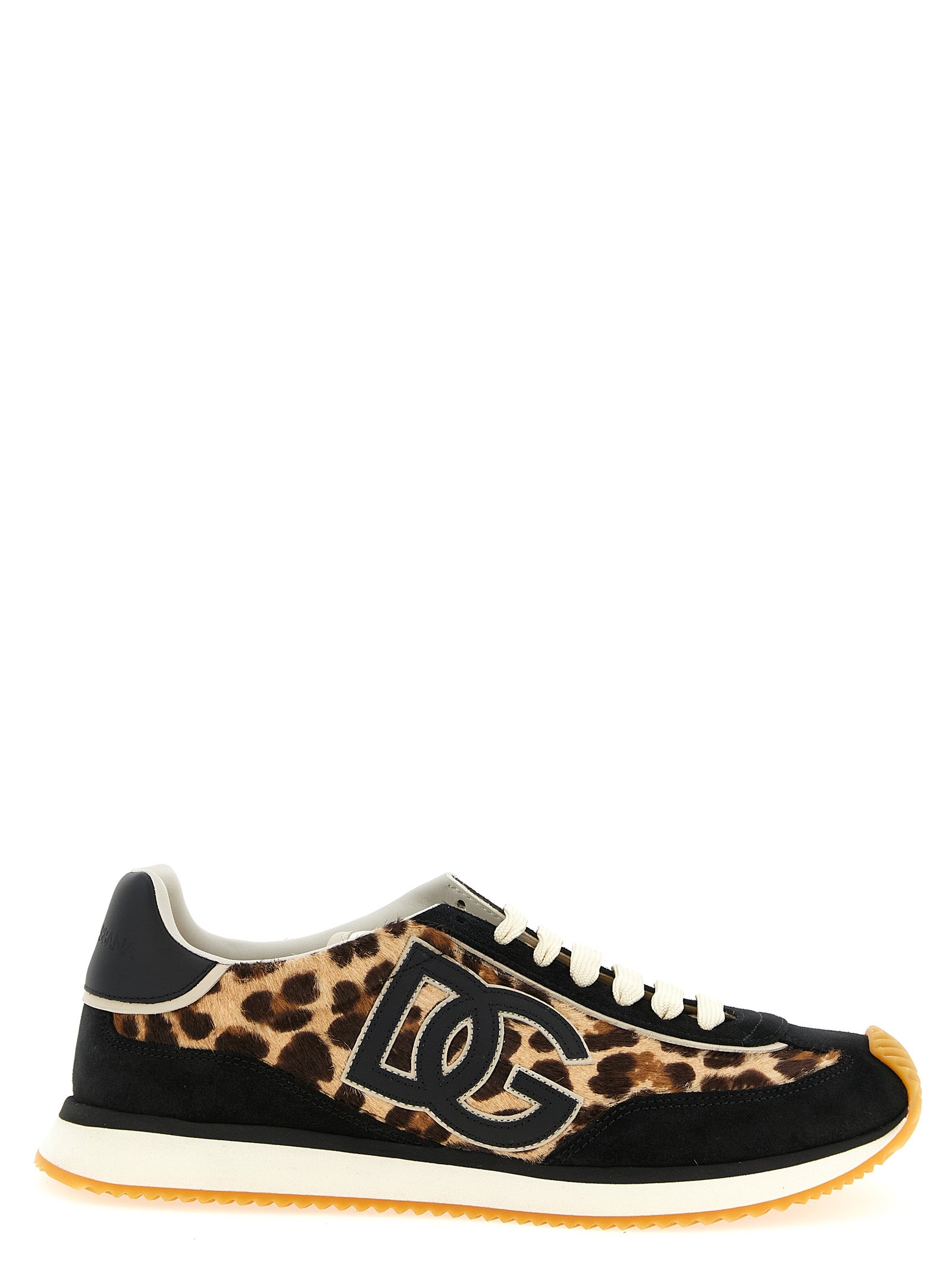 Dolce & Gabbana Multicolor Calfskin Low Top Sneakers