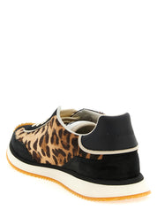 Dolce & Gabbana Multicolor Calfskin Low Top Sneakers