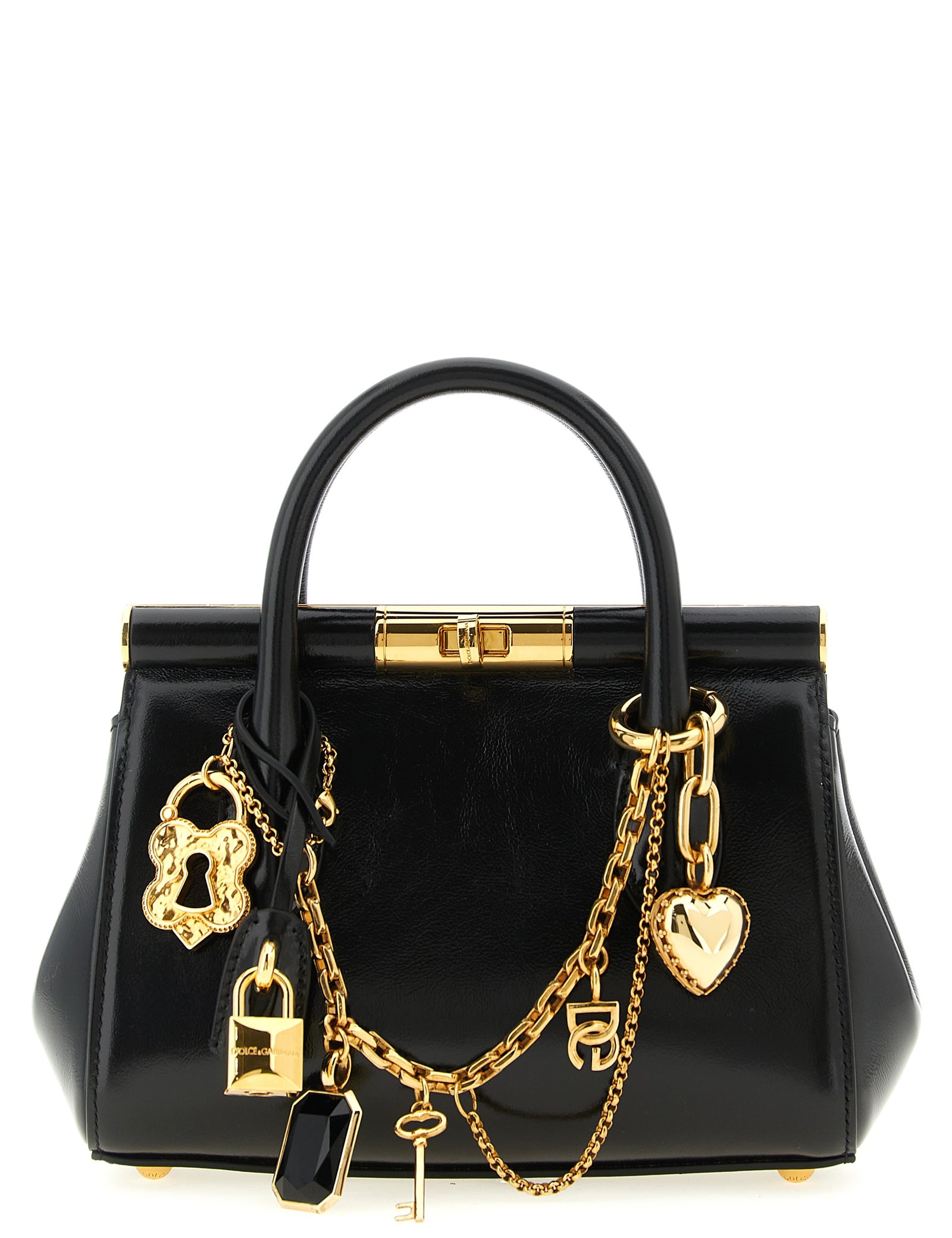 Dolce & Gabbana Black Calfskin Handbag