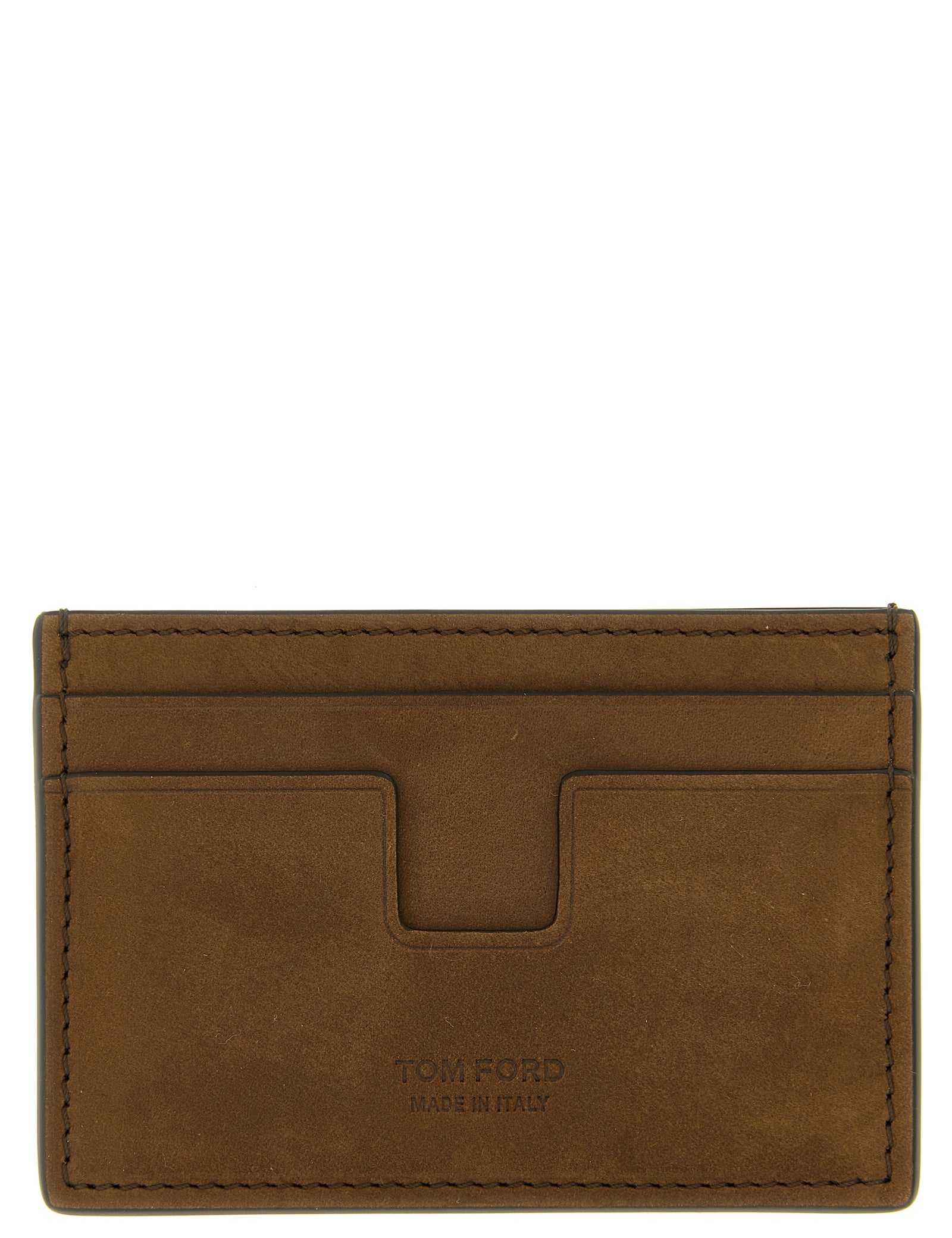 Tom Ford Brown Calfskin Cardholder