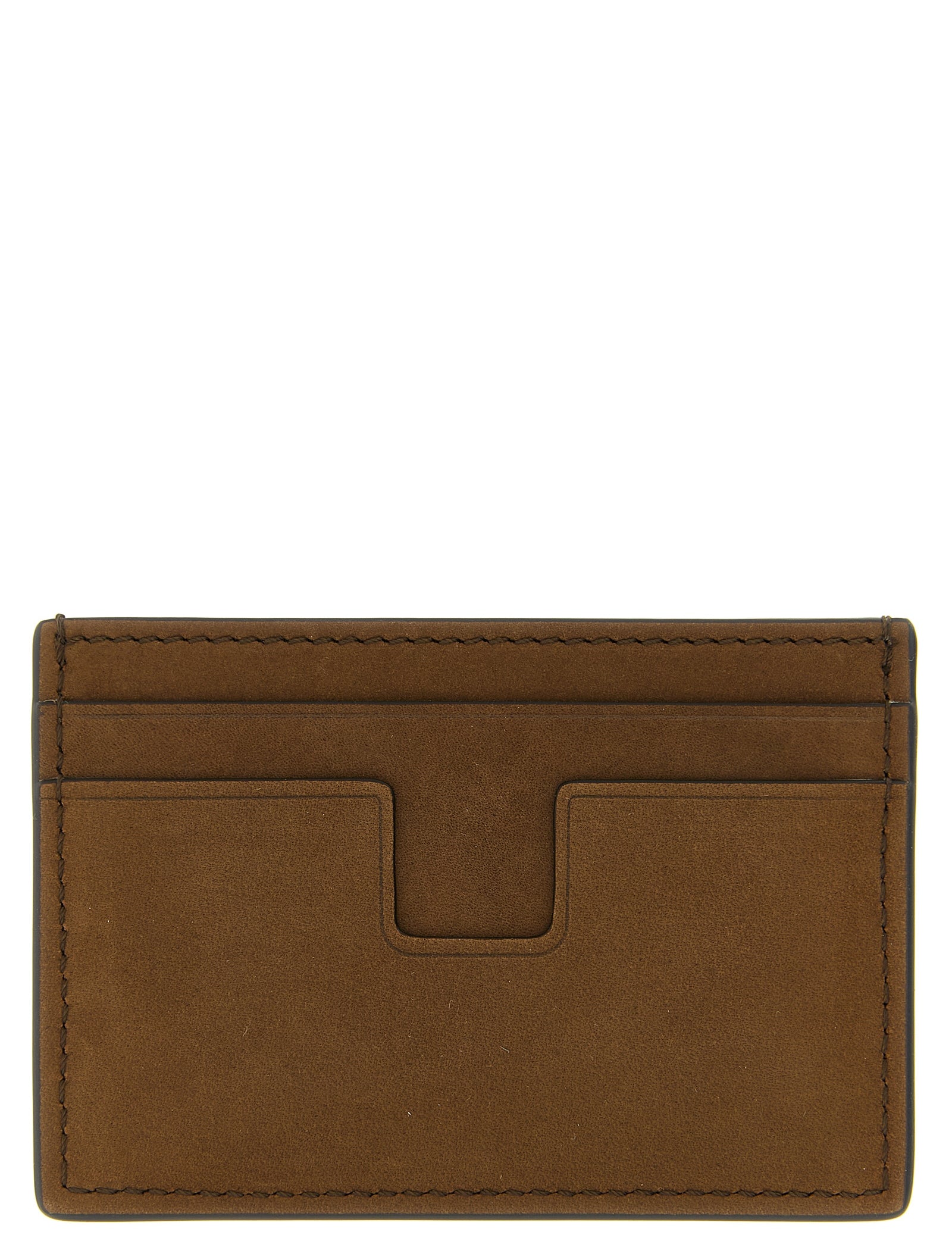 Tom Ford Brown Calfskin Cardholder