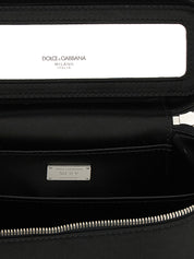 Dolce & Gabbana Black Viscose Crossbody Bag