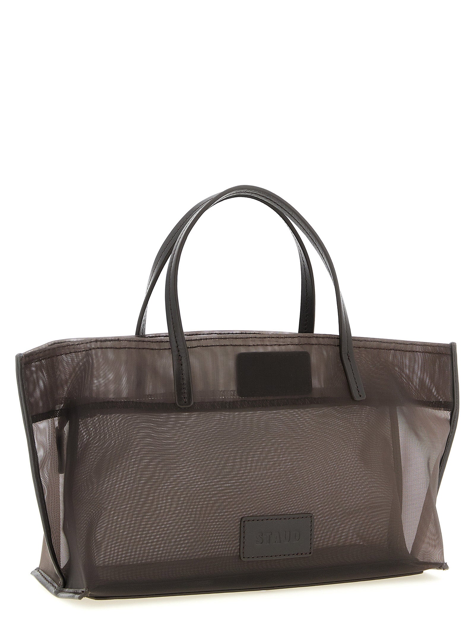 Staud Brown Polyamide Tote Bag
