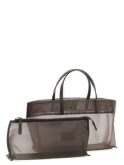 Staud Brown Polyamide Tote Bag