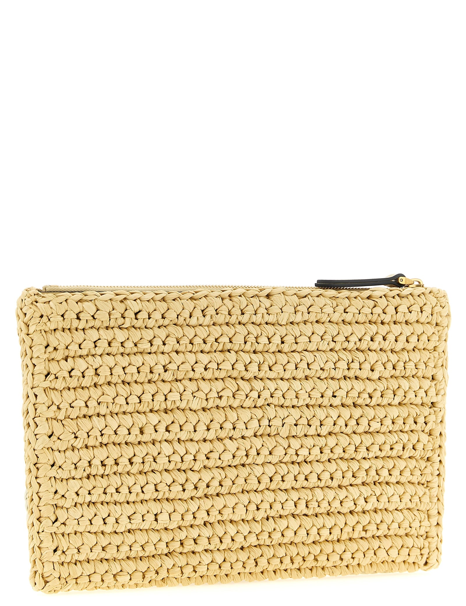 Valentino Garavani White Viscose Clutch Bag