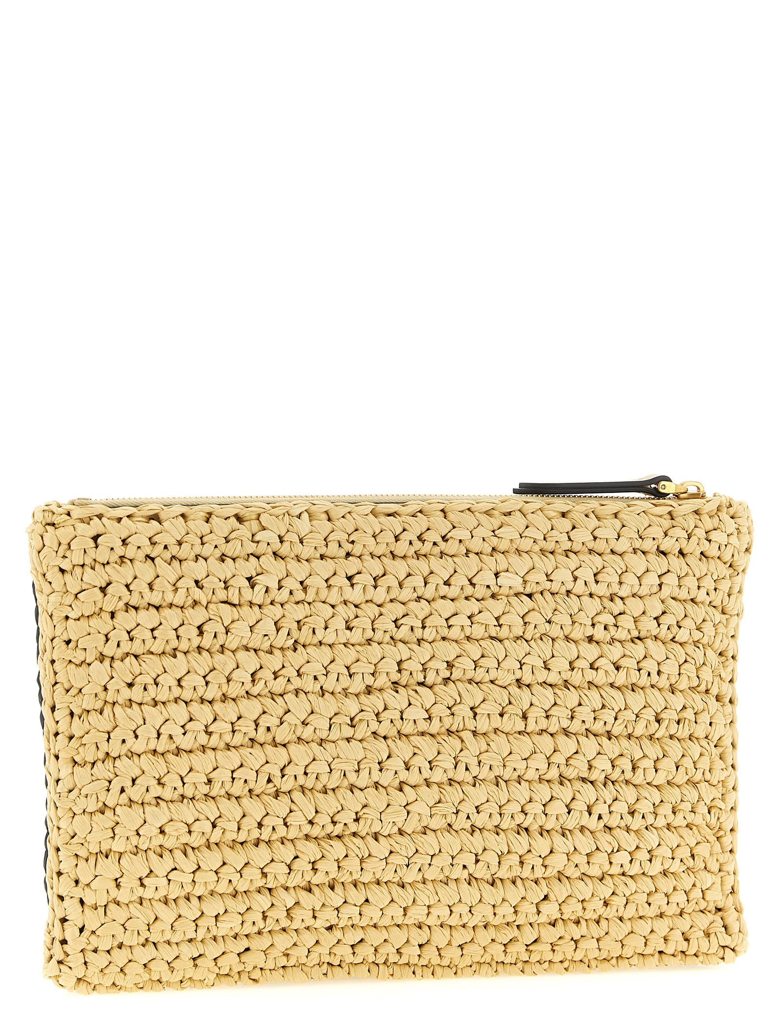 Valentino Garavani Black Viscose Clutch Bag