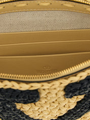 Valentino Garavani Black Viscose Clutch Bag