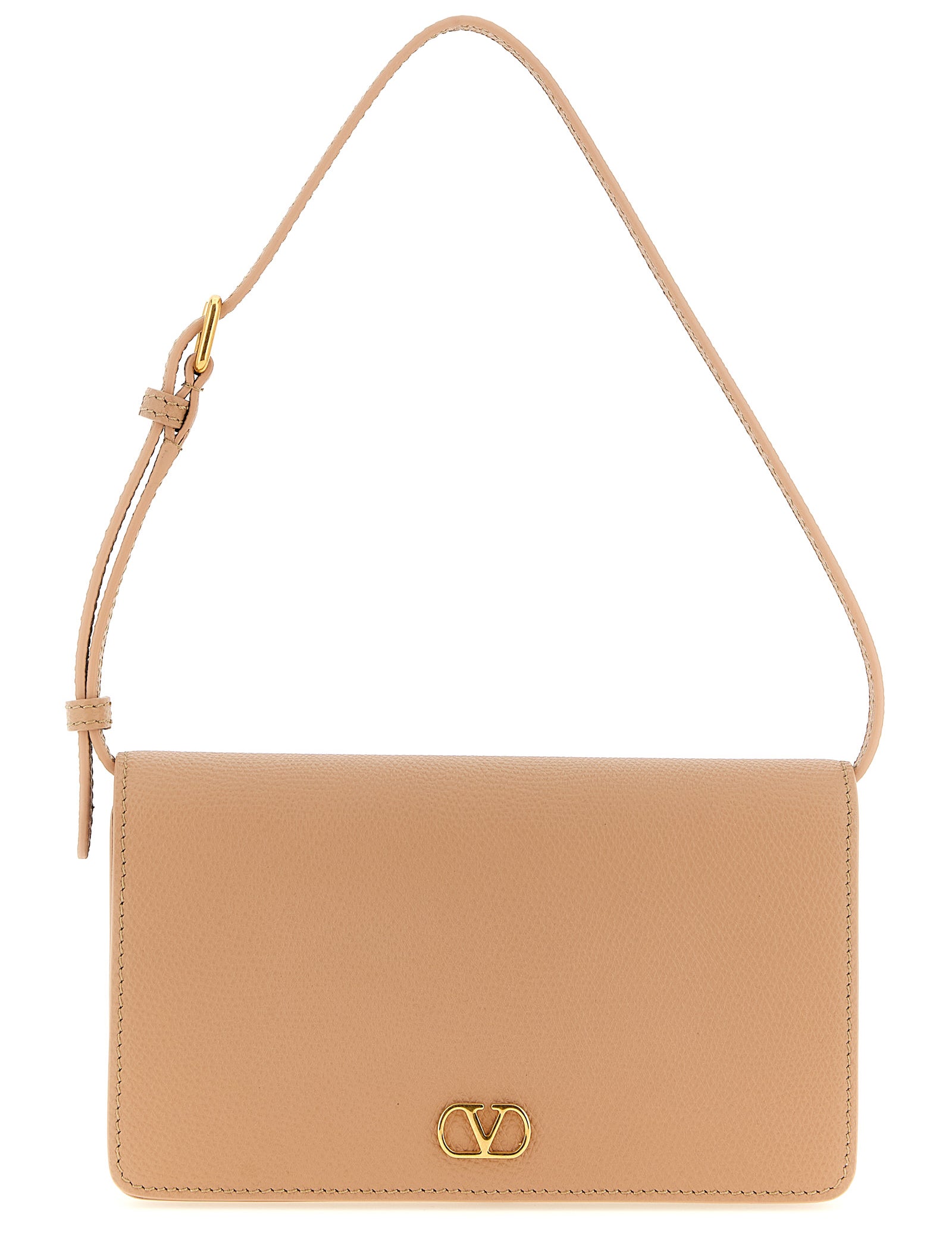 Valentino Garavani Pink Calfskin Shoulder Bag