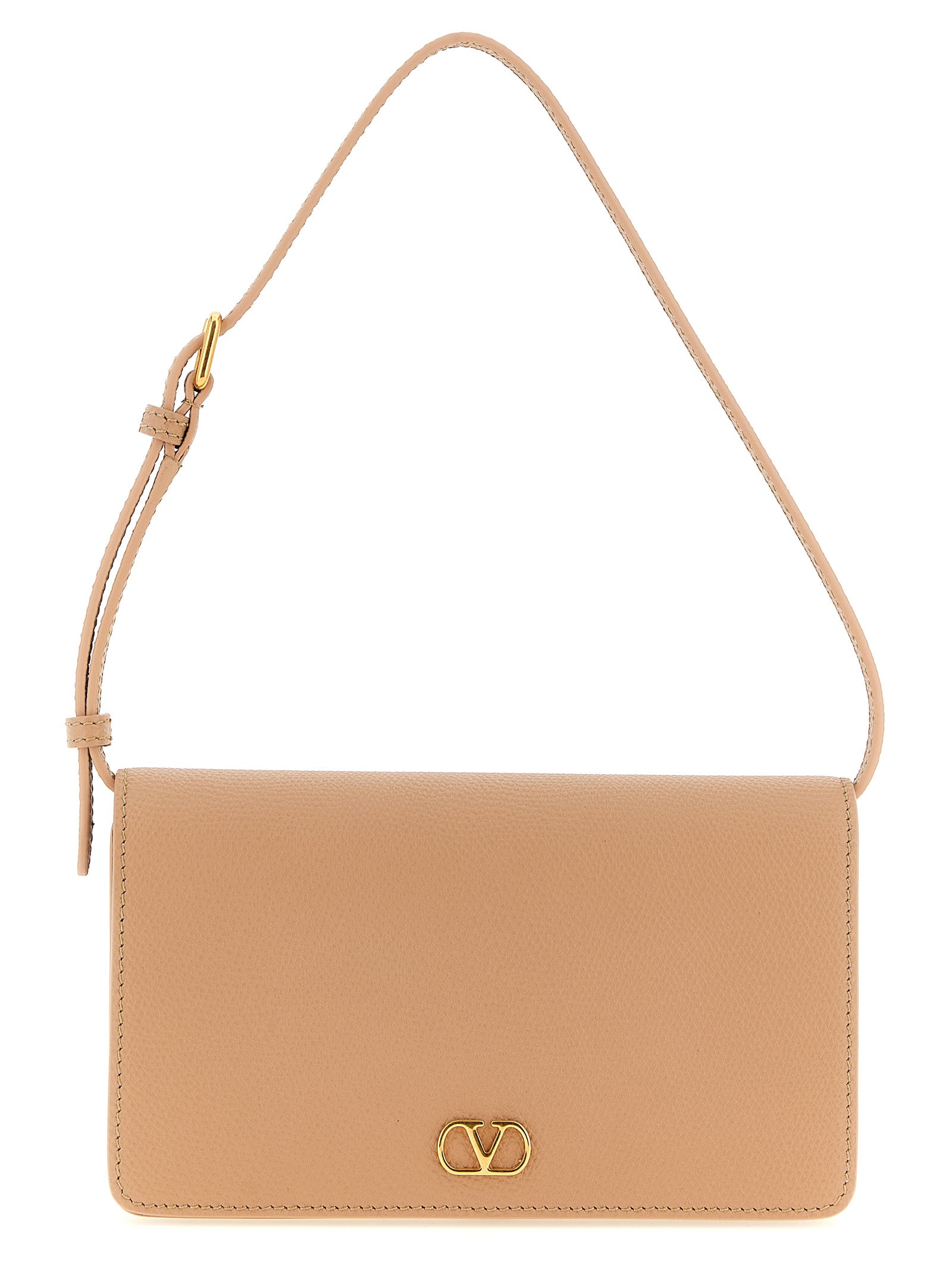 Valentino Garavani Pink Calfskin Shoulder Bag