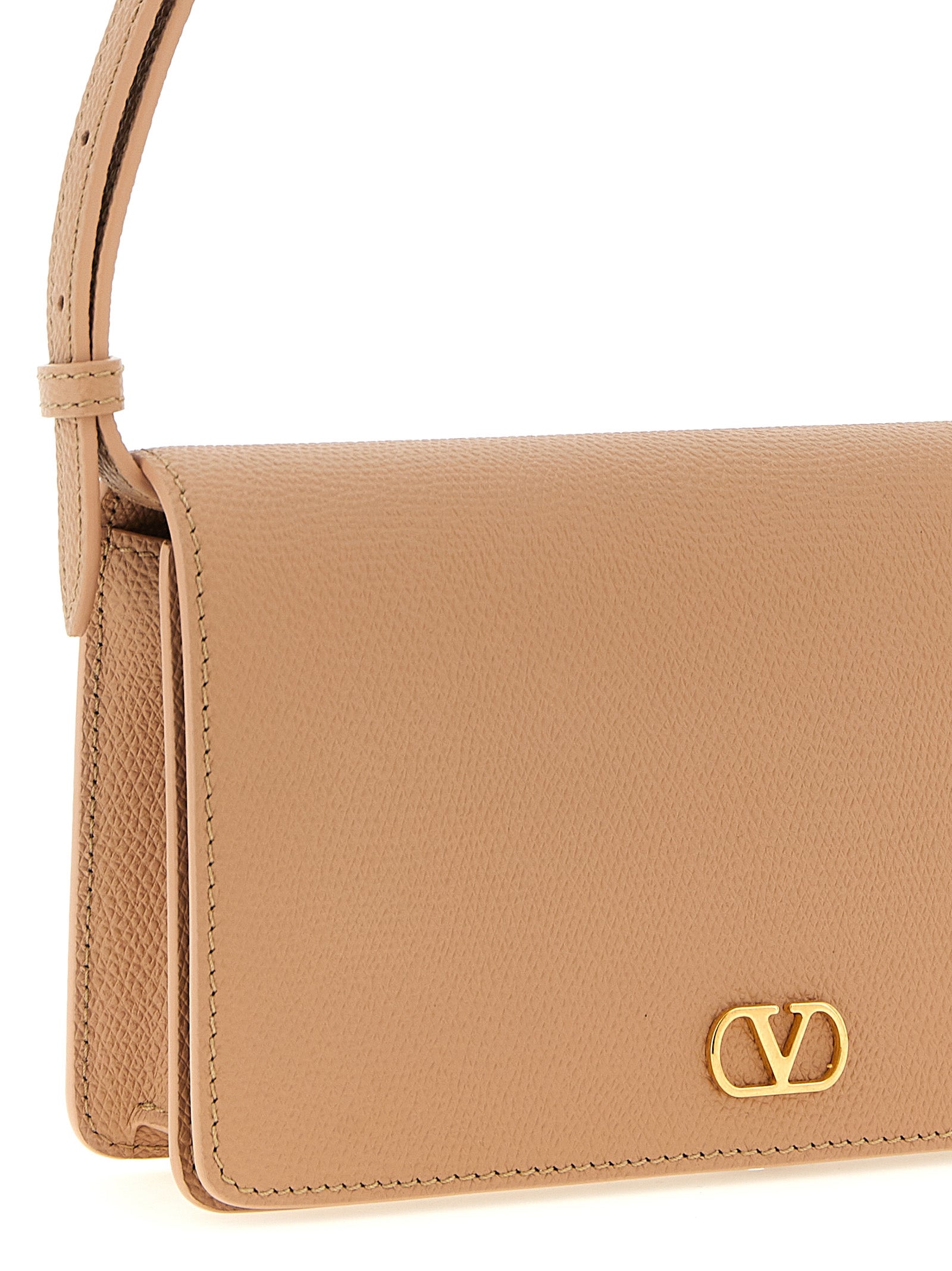 Valentino Garavani Pink Calfskin Shoulder Bag