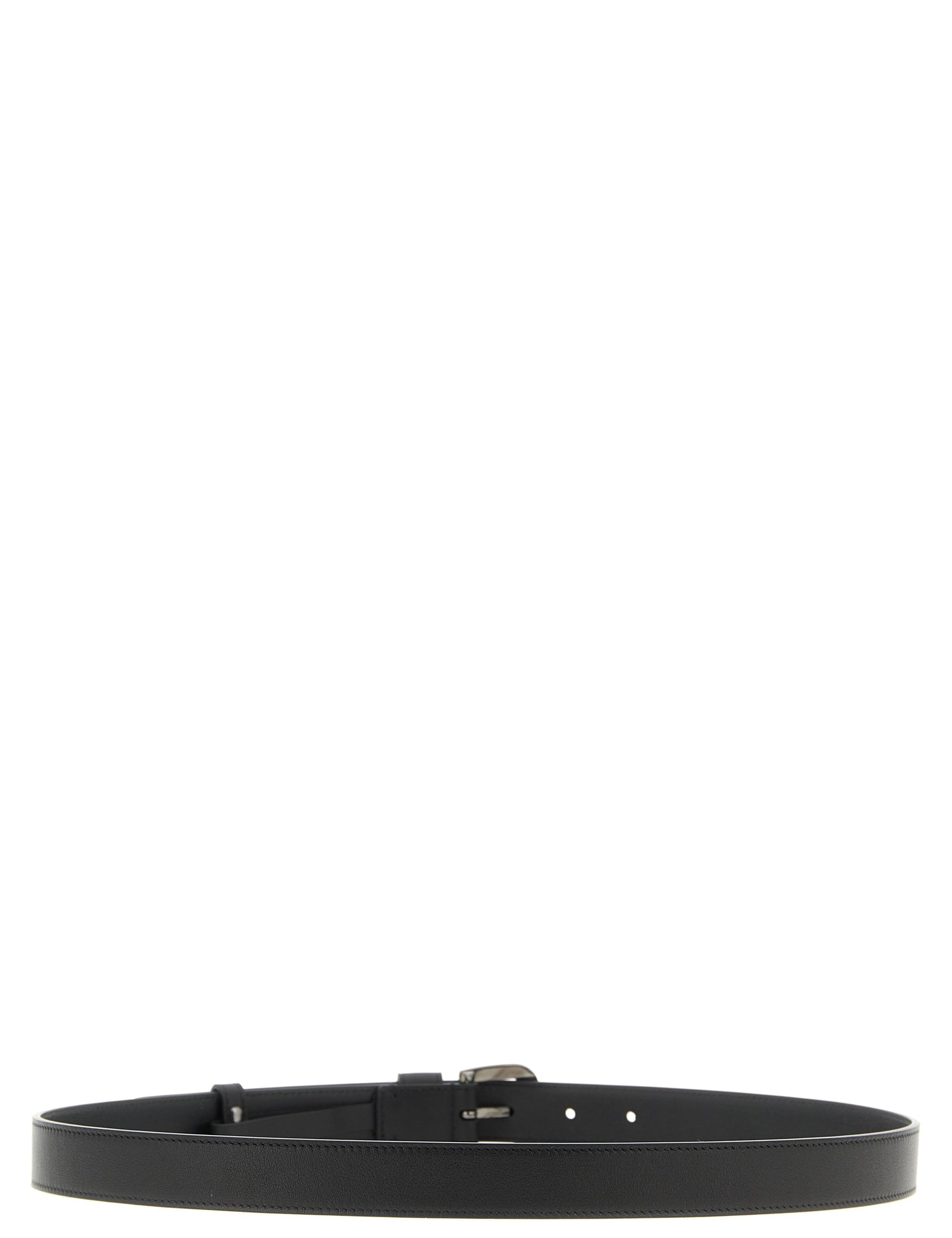 Valentino Garavani Black Calfskin Regular Belt