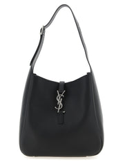 Saint Laurent Black Calfskin Micro Shoulder Bag