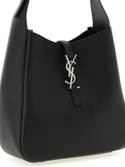 Saint Laurent Black Calfskin Micro Shoulder Bag