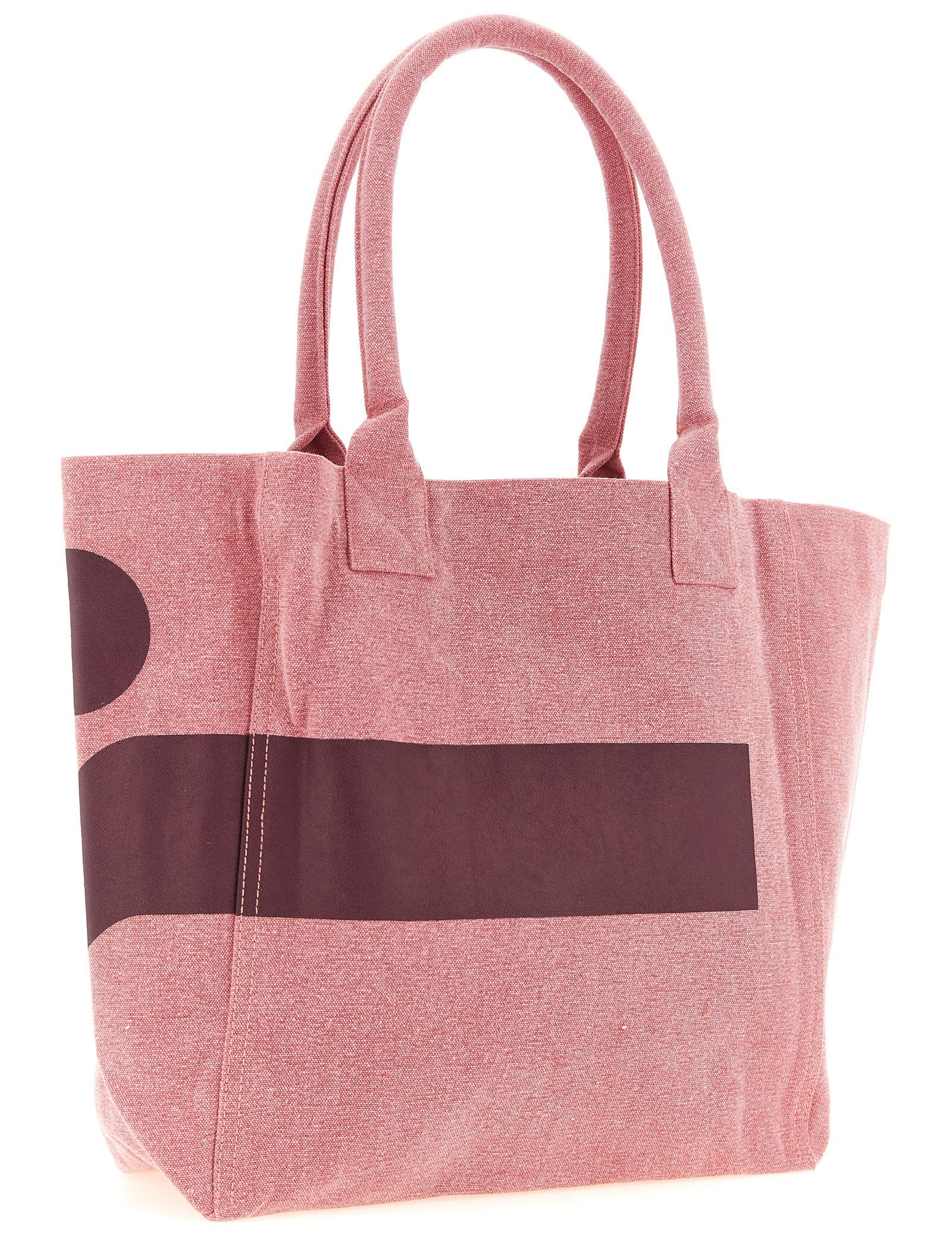 Isabel Marant Pink Cotton Canvas Tote Bag