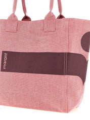 Isabel Marant Pink Cotton Canvas Tote Bag
