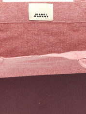 Isabel Marant Pink Cotton Canvas Tote Bag