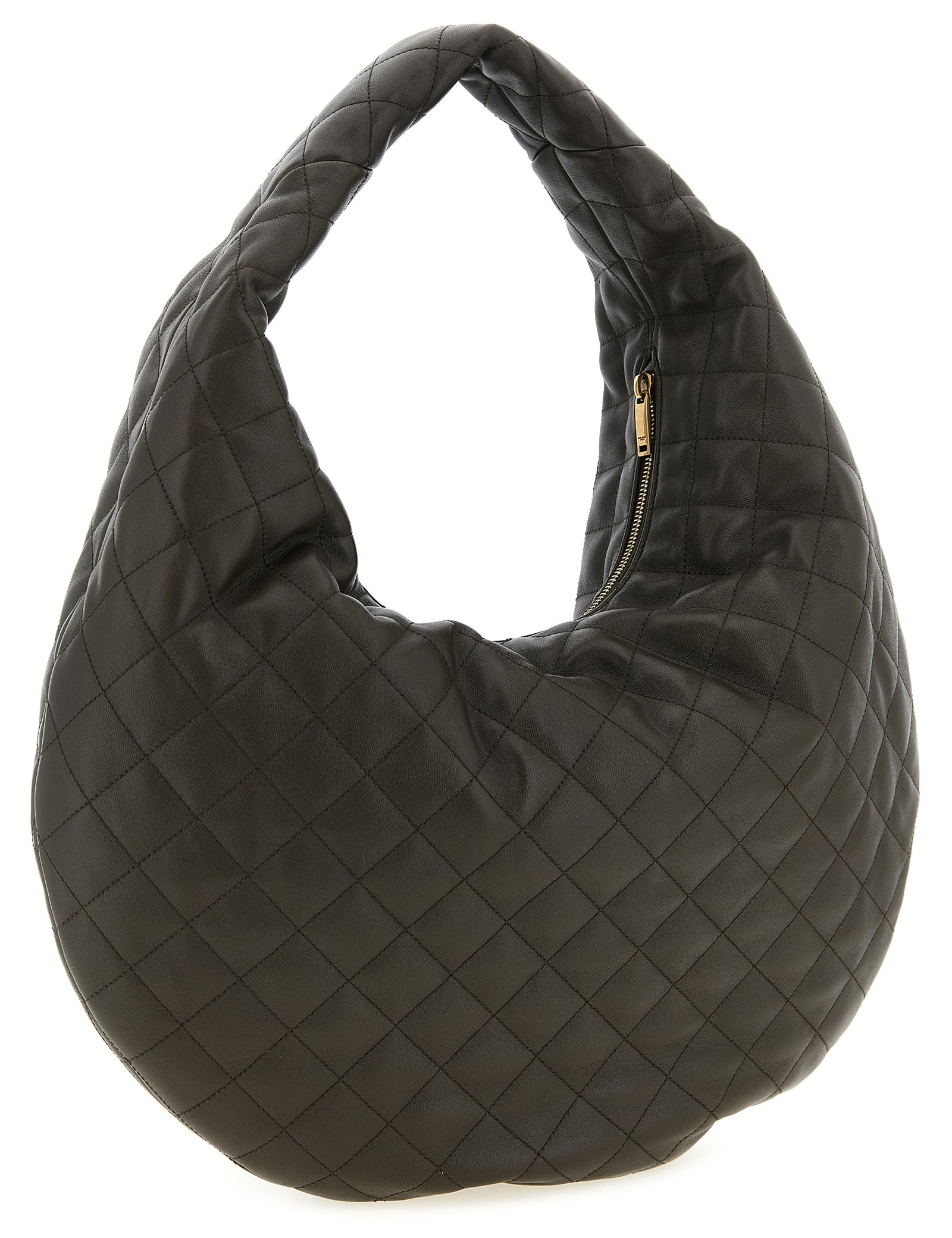 Saint Laurent Brown Lamb Leather Shoulder Bag