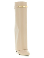 Givenchy Beige Calfskin Over The Knee Boots