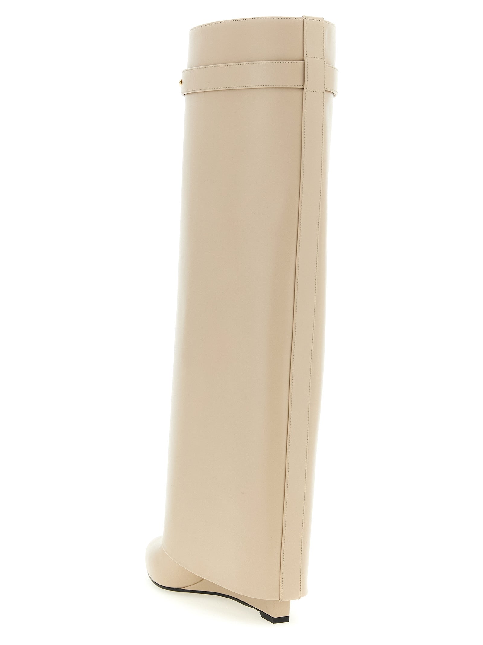 Givenchy Beige Calfskin Over The Knee Boots