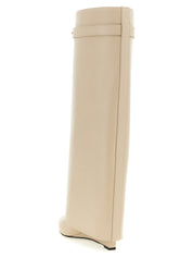Givenchy Beige Calfskin Over The Knee Boots