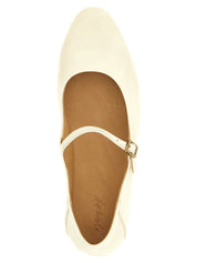 MARSÈLL Beige Calfskin Ballet Flats