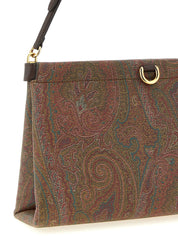 Etro Brown Cotton Mini Clutch