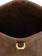 Etro Brown Cotton Mini Clutch
