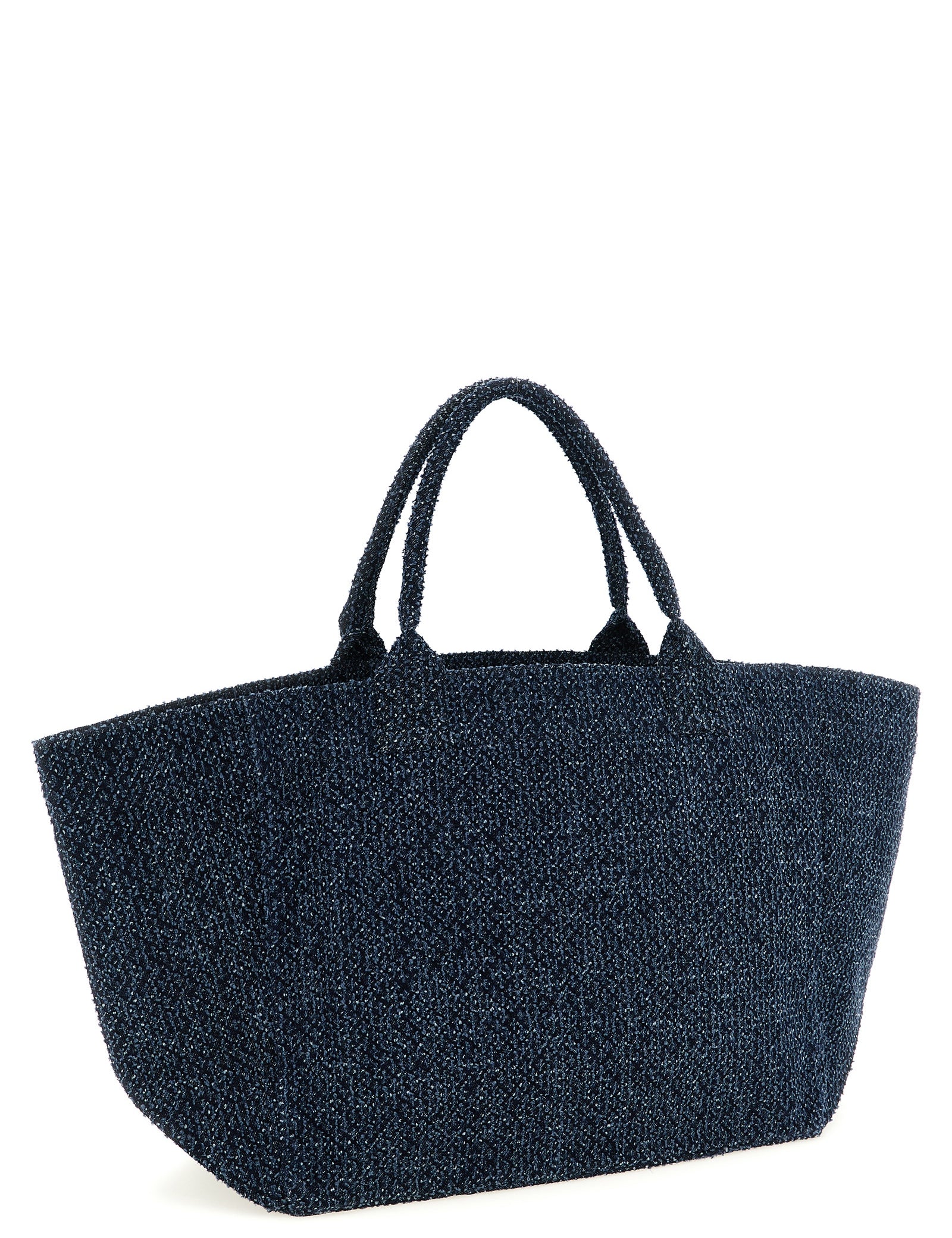 Ganni Blue Organic Cotton XXL Bear Shopping Bag