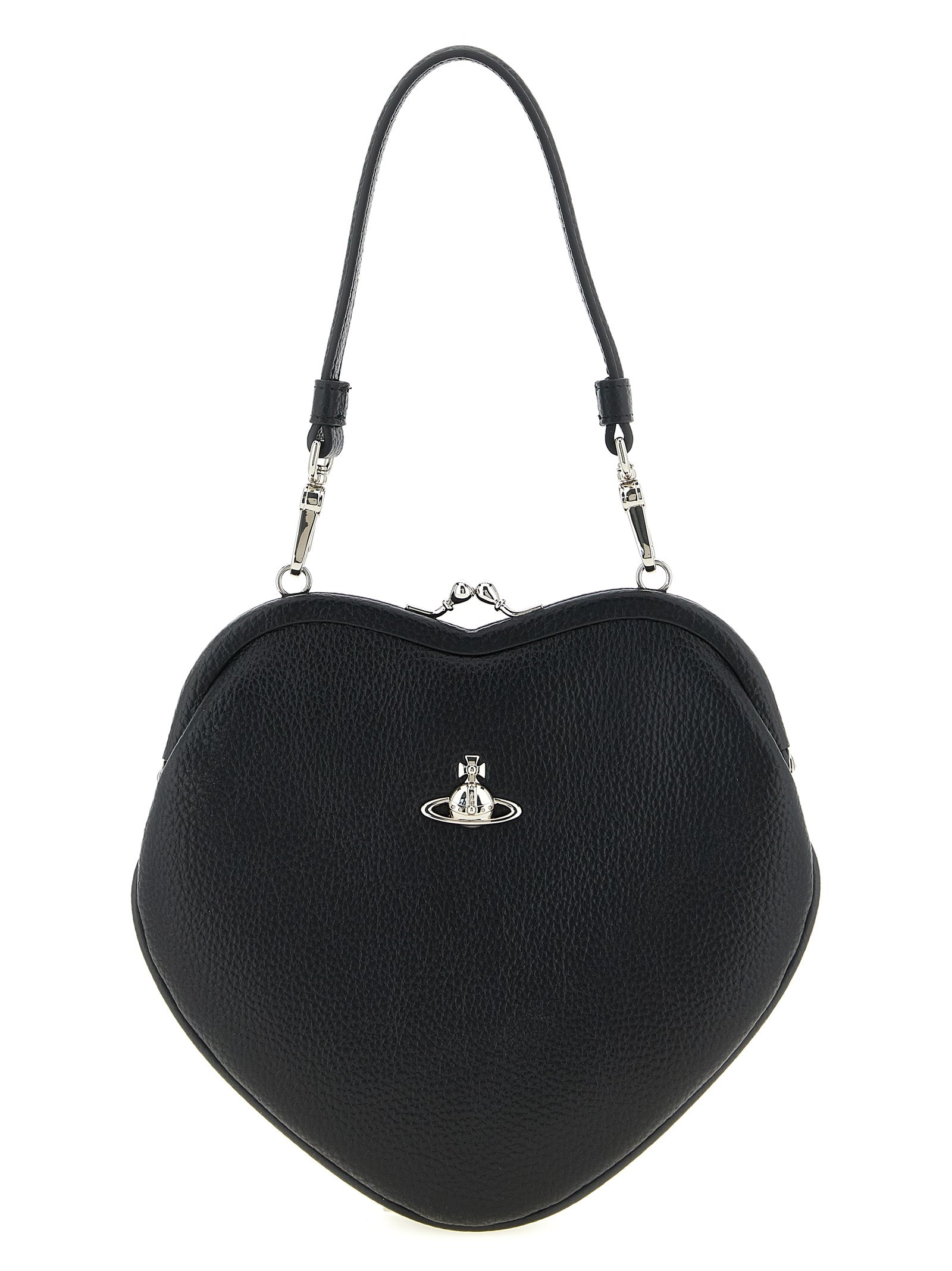 Vivienne Westwood Black Polyurethane Handbag