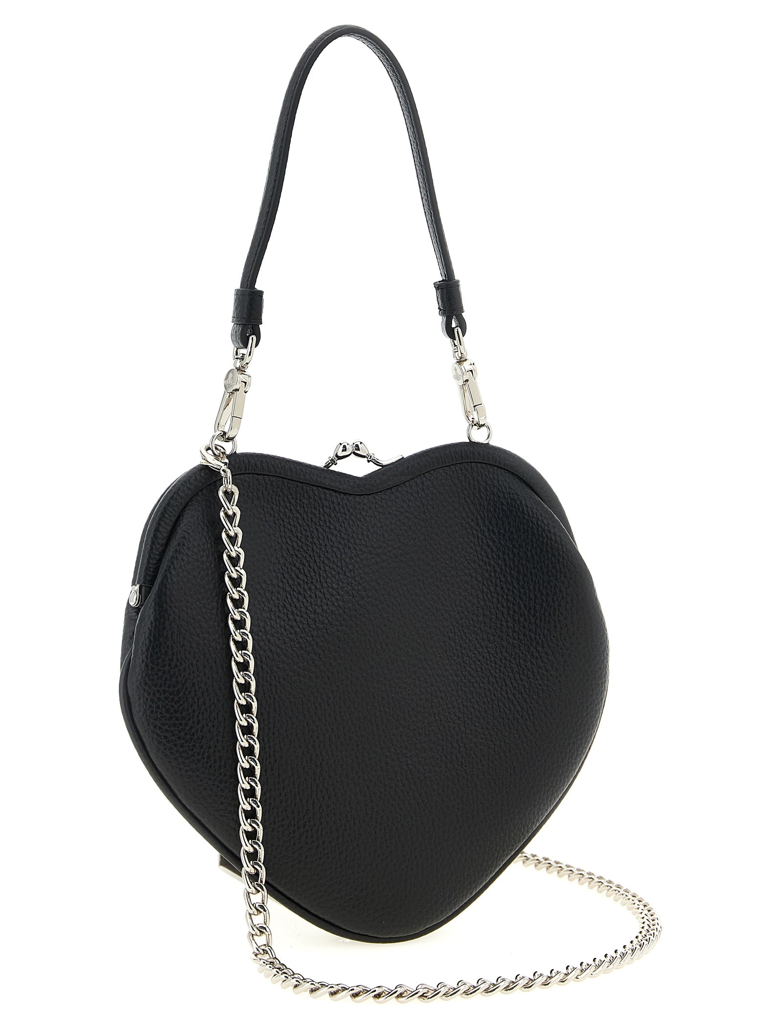 Vivienne Westwood Black Polyurethane Handbag