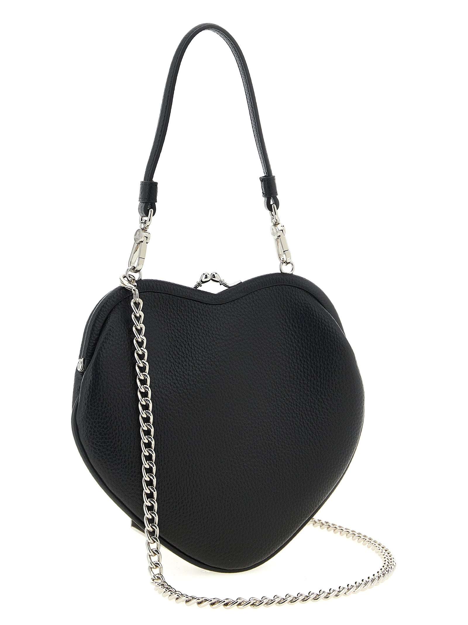 Vivienne Westwood Black Polyurethane Handbag